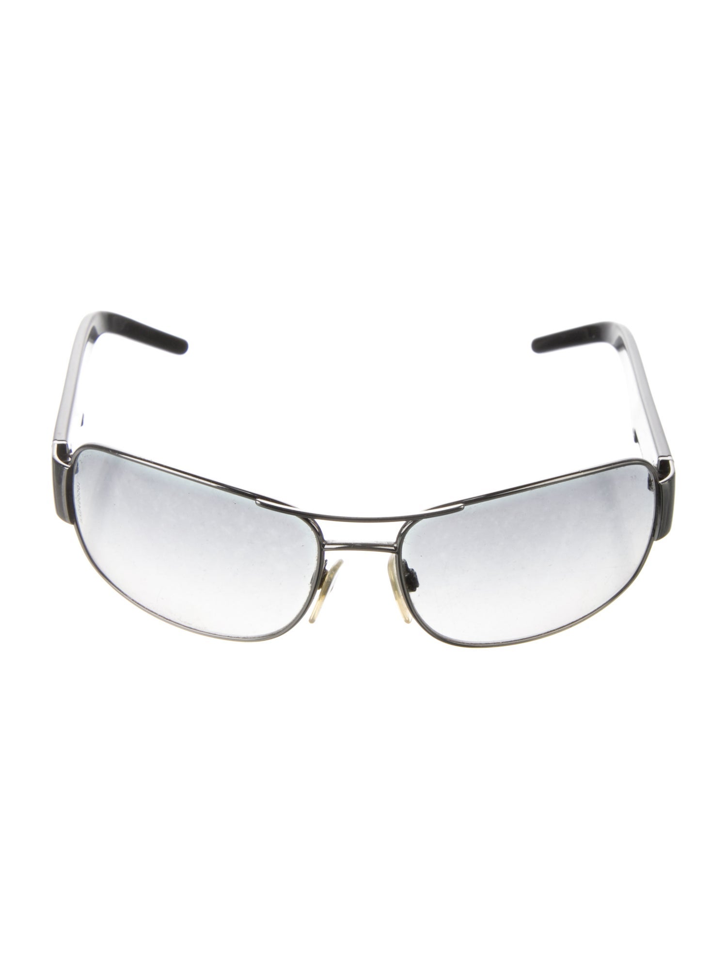 Burberry House Check Pattern Shield Sunglasses