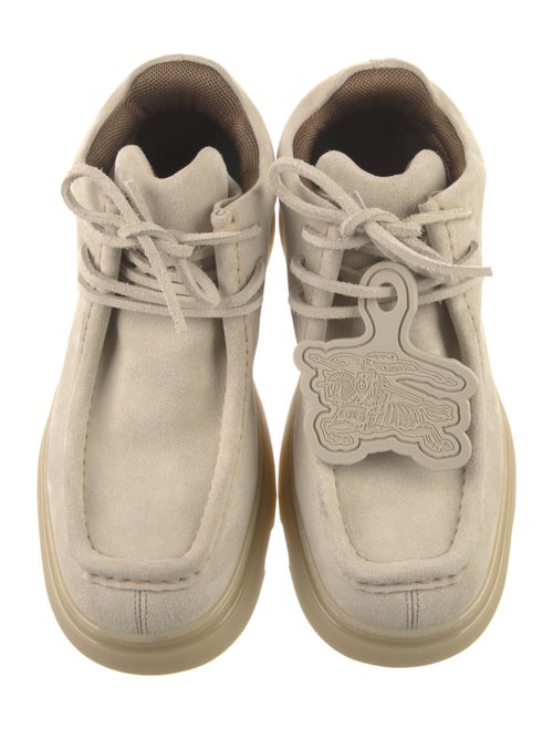 Burberry Nubuck Lace-Up Boots