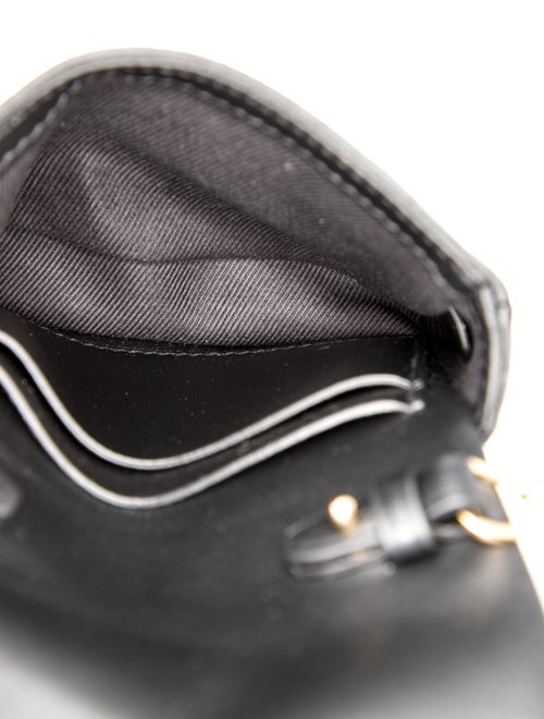 Burberry Leather TB Monogram Lola Wallet on Chain