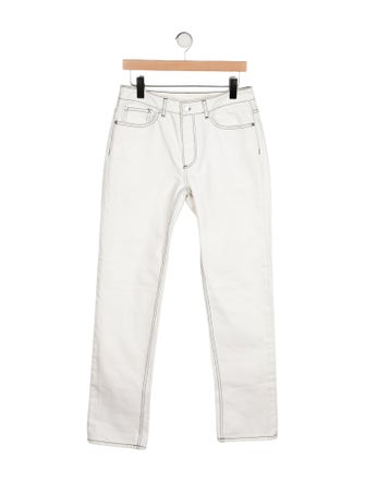 Burberry Mid-Rise Straight Leg Jeans