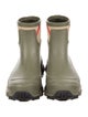 Burberry Nova Check Pattern Rubber Rain Boots