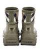 Burberry Nova Check Pattern Rubber Rain Boots