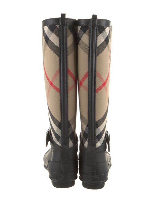 Burberry Canvas Printed Rain Boots