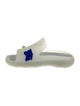 Burberry Rubber Colorblock Pattern Slides