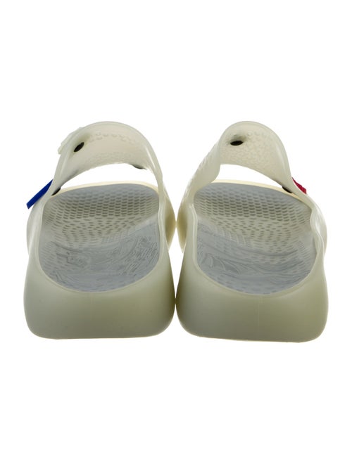 Burberry Rubber Colorblock Pattern Slides