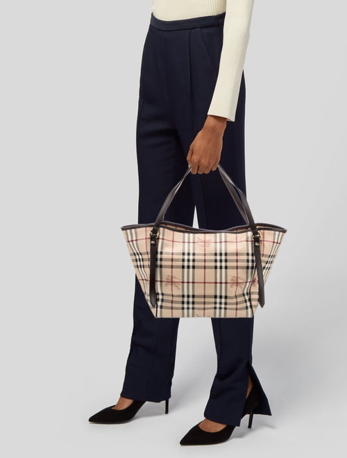 Burberry Haymarket Check Tote