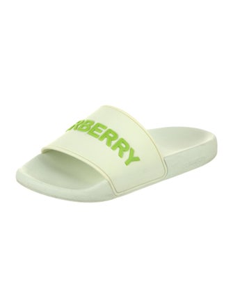 Burberry Rubber Printed Slides