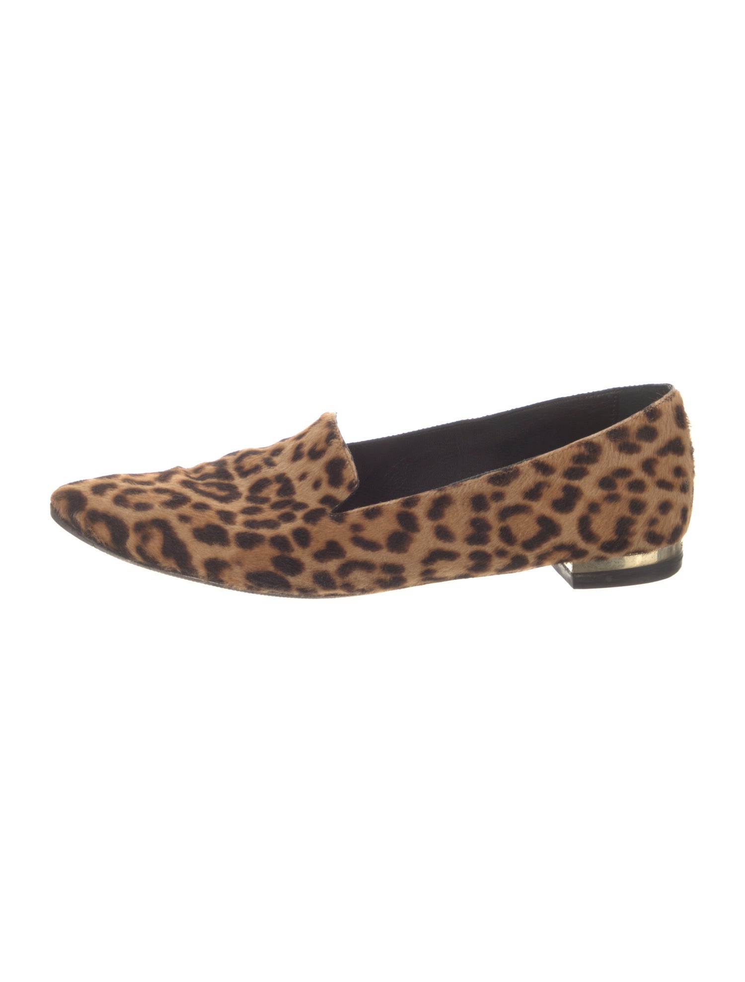 Burberry Ponyhair Animal Print Loafers