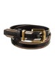 Burberry Skinny Leather Belt