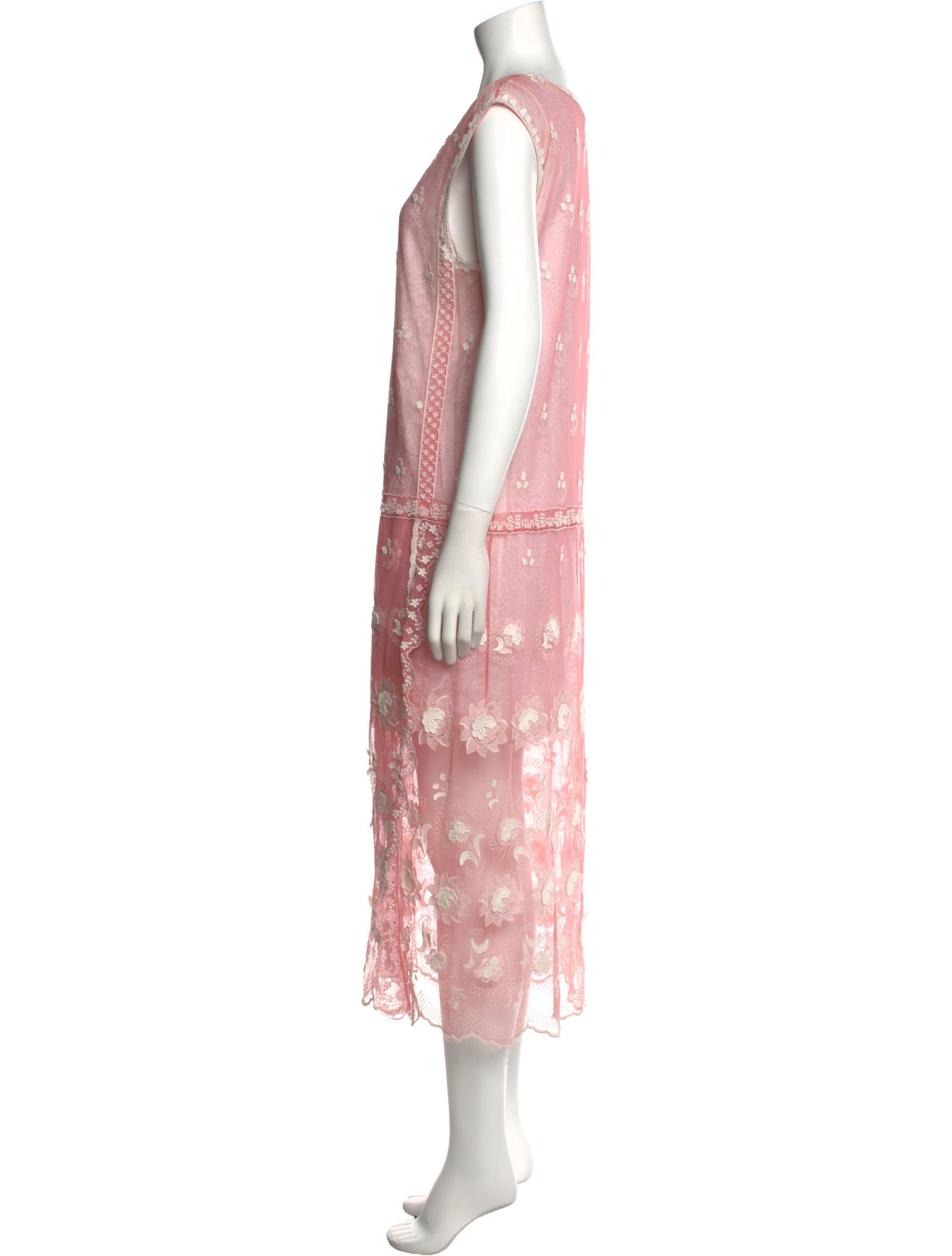 Burberry V-Neck Long Dress w/ Tags