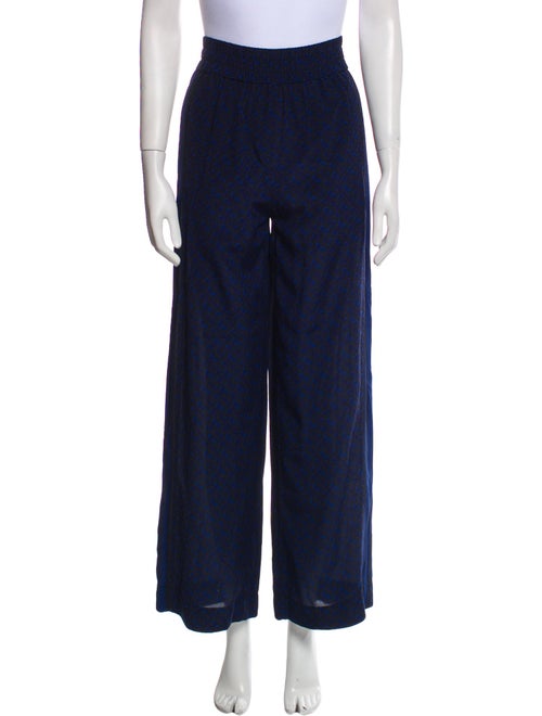 Burberry Silk Wide Leg Pants