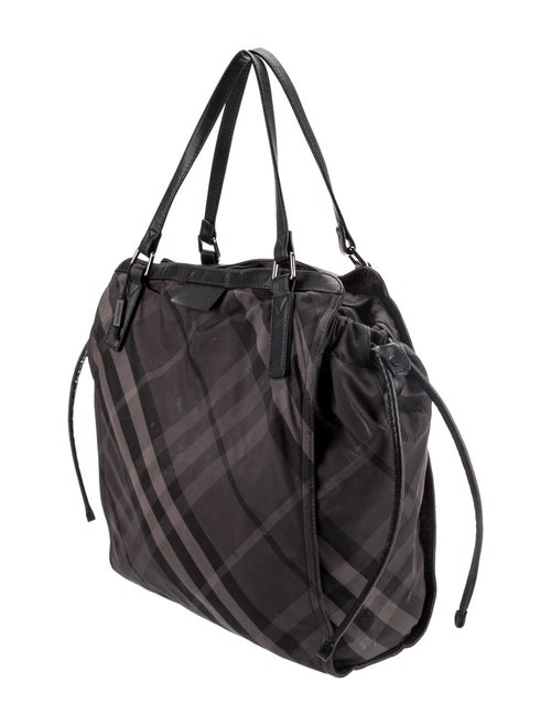 Burberry Smoked Check Hobo Large