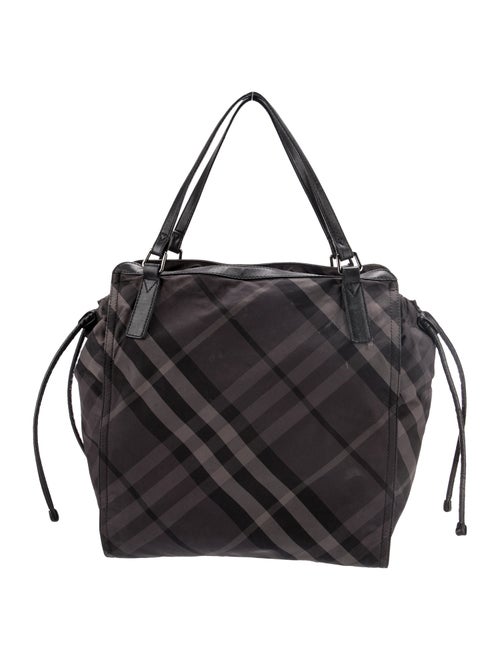 Burberry Smoked Check Hobo Large