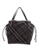 Burberry Smoked Check Hobo Large
