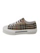 Burberry Canvas Printed Sneakers