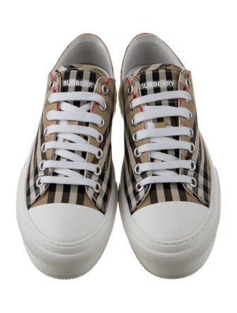 Burberry Canvas Printed Sneakers
