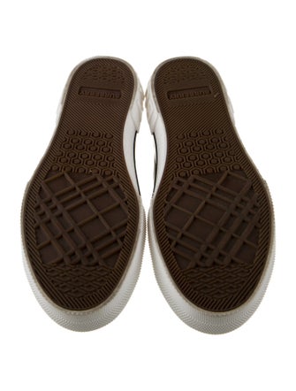 Burberry Canvas Printed Sneakers