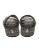 Burberry Nova Check Pattern Leather Slides
