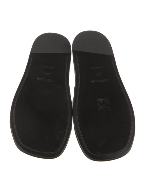 Burberry Nova Check Pattern Leather Slides