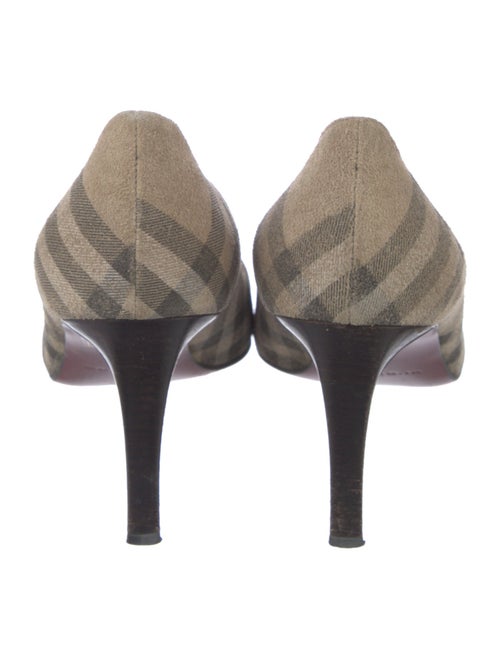 Burberry House Check Pattern Canvas Pumps