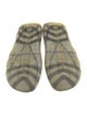Burberry Rubber Plaid Print Slides