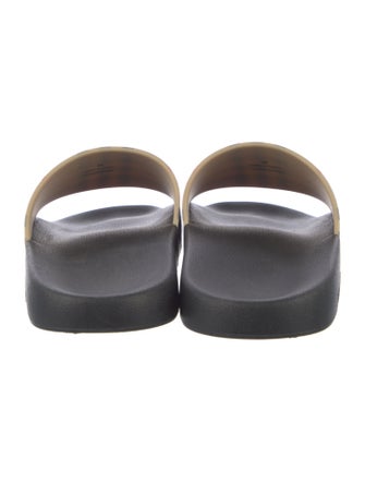 Burberry Nova Check Pattern Rubber Slides