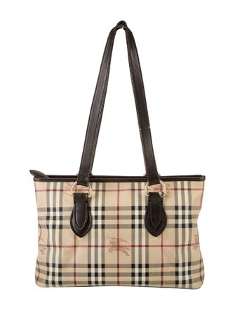 Burberry Haymarket Check Shoulder Bag
