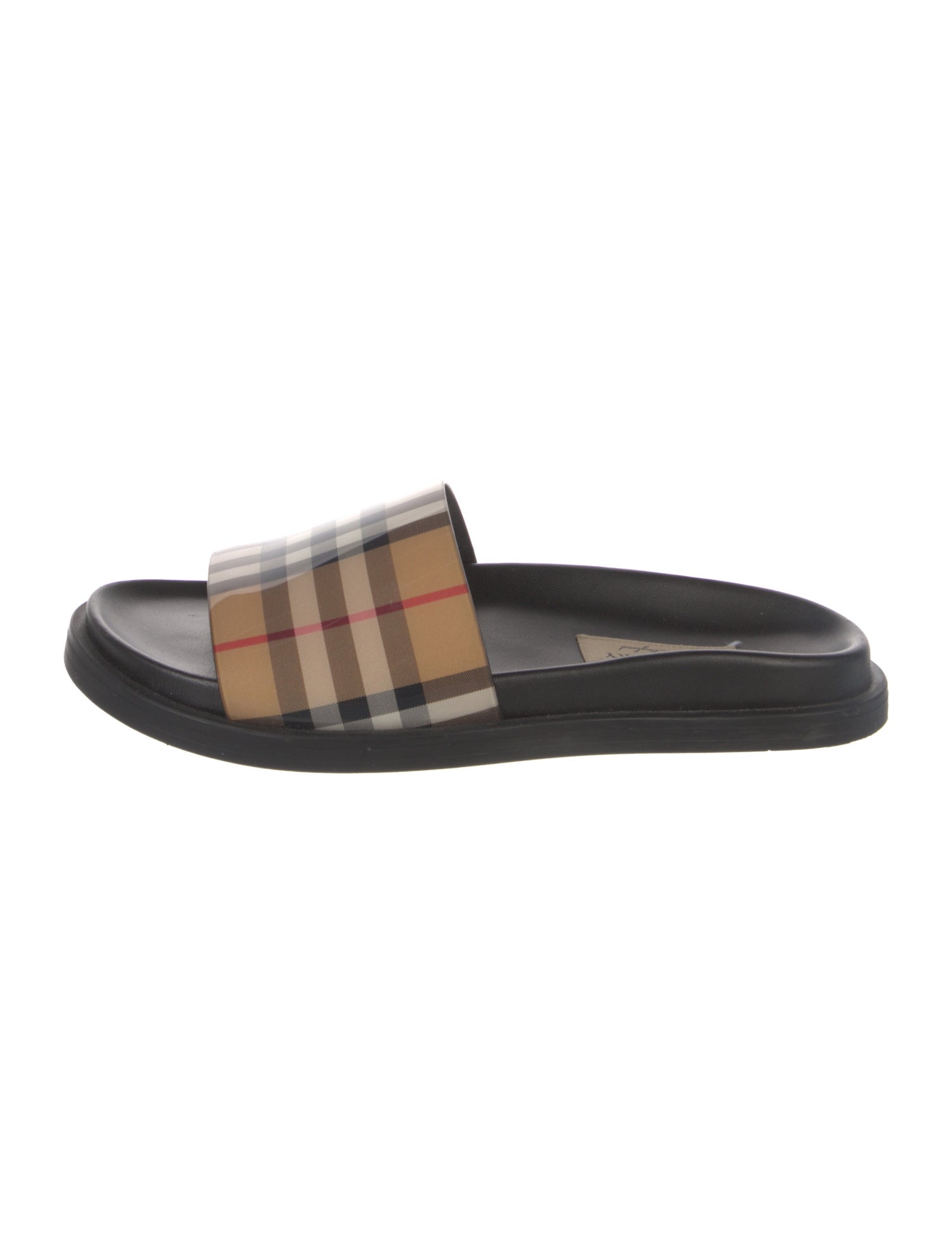 Burberry Nova Check Pattern PVC Slides