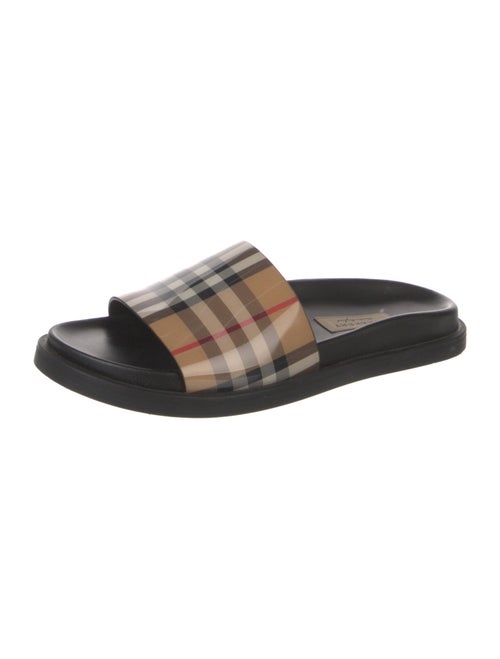 Burberry Nova Check Pattern PVC Slides