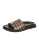 Burberry Nova Check Pattern PVC Slides