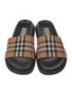 Burberry Nova Check Pattern PVC Slides