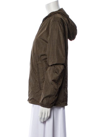 Burberry London Plaid Print Jacket