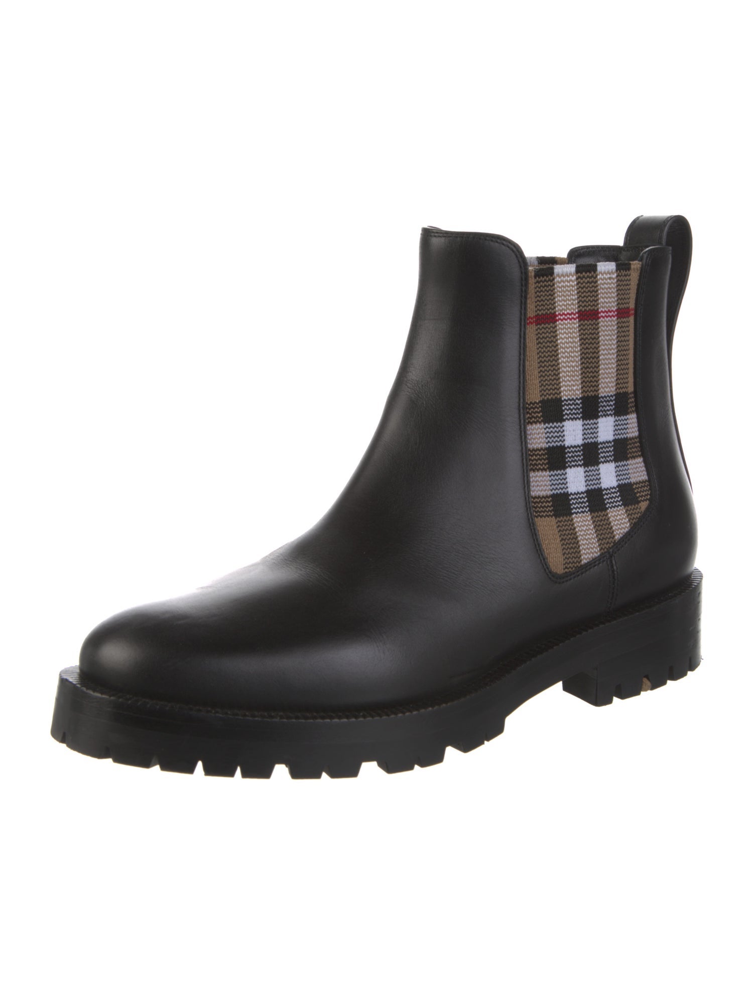 Burberry Leather Chelsea Boots