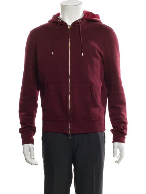 Burberry House Check Pattern Crew Neck Hoodie