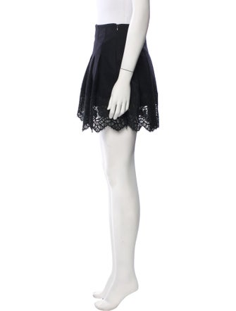 Burberry Wool Mini Skirt