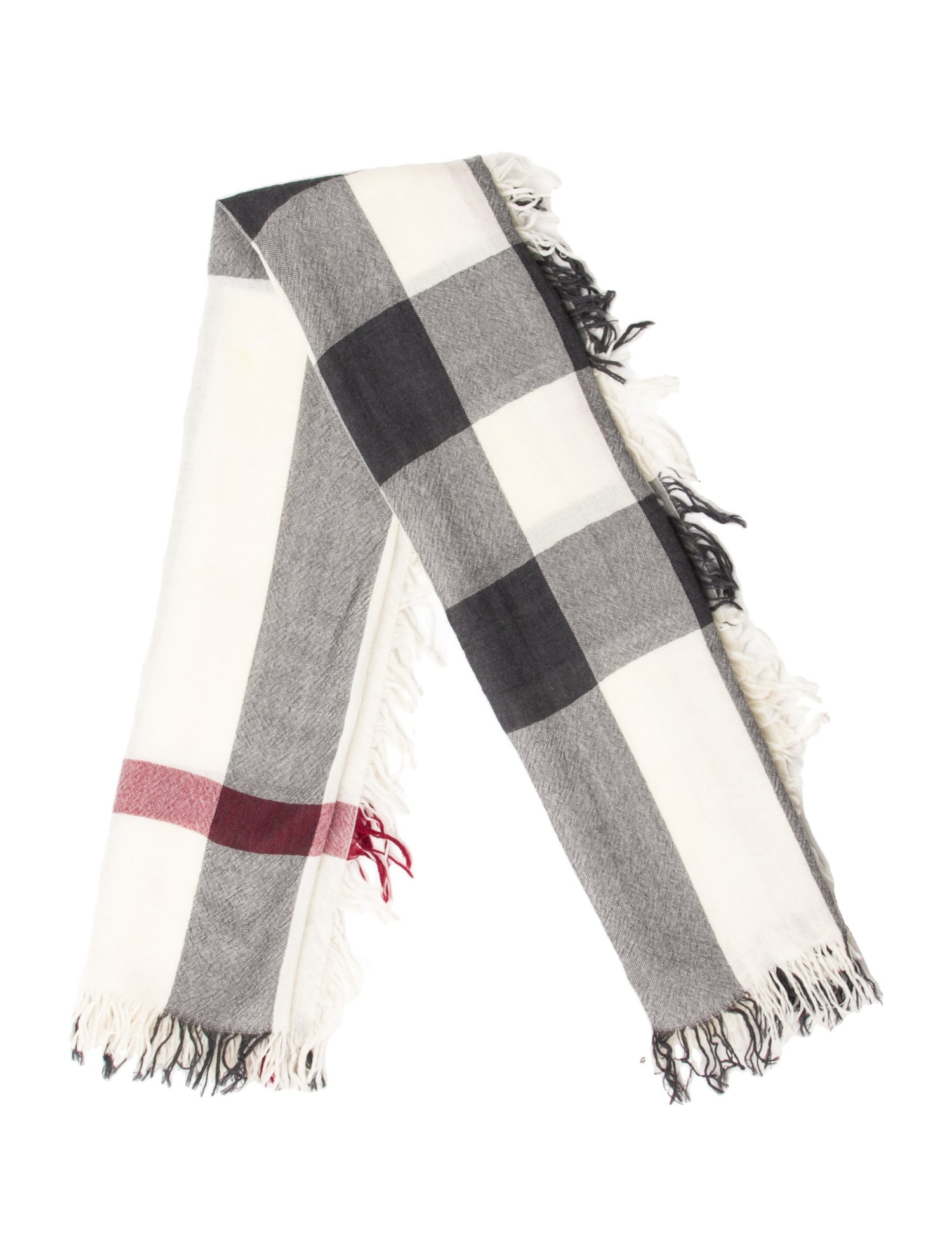 Burberry Merino Wool Striped Scarf