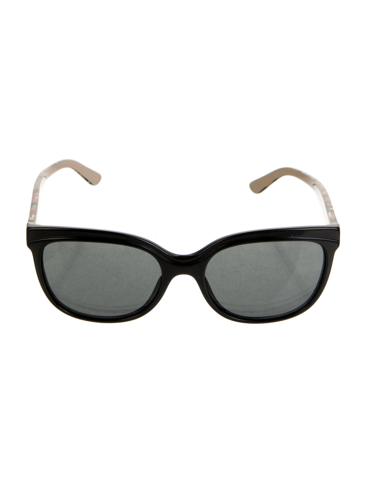 Burberry Nova Check Pattern Wayfarer Sunglasses