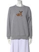 Burberry Graphic Print Crew Neck Sweatshirt