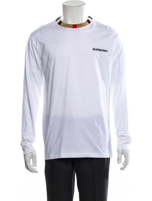 Burberry House Check Pattern Crew Neck T-Shirt