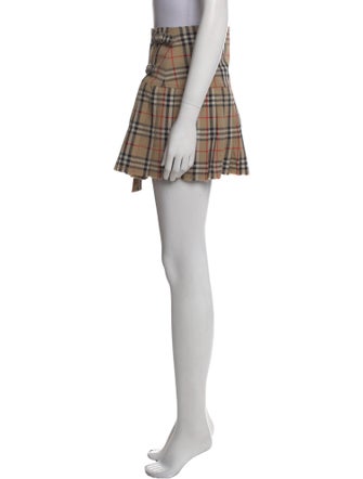 Burberry Wool Mini Skirt