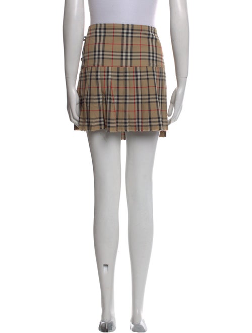 Burberry Wool Mini Skirt