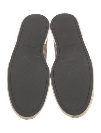 Burberry Nova Check Pattern Canvas Espadrilles