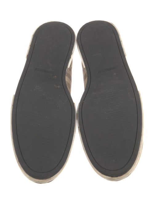Burberry Nova Check Pattern Canvas Espadrilles