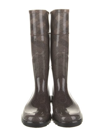 Burberry Rubber Printed Rain Boots