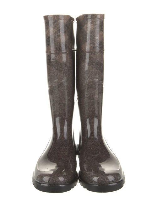 Burberry Rubber Printed Rain Boots