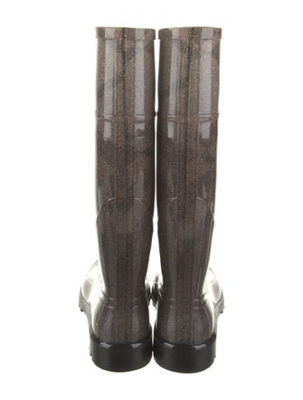 Burberry Rubber Printed Rain Boots