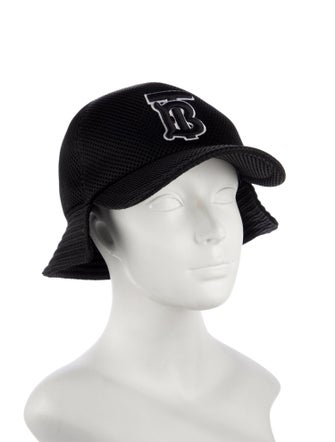 Burberry Embroidered TB Logo Mesh Baseball Cap