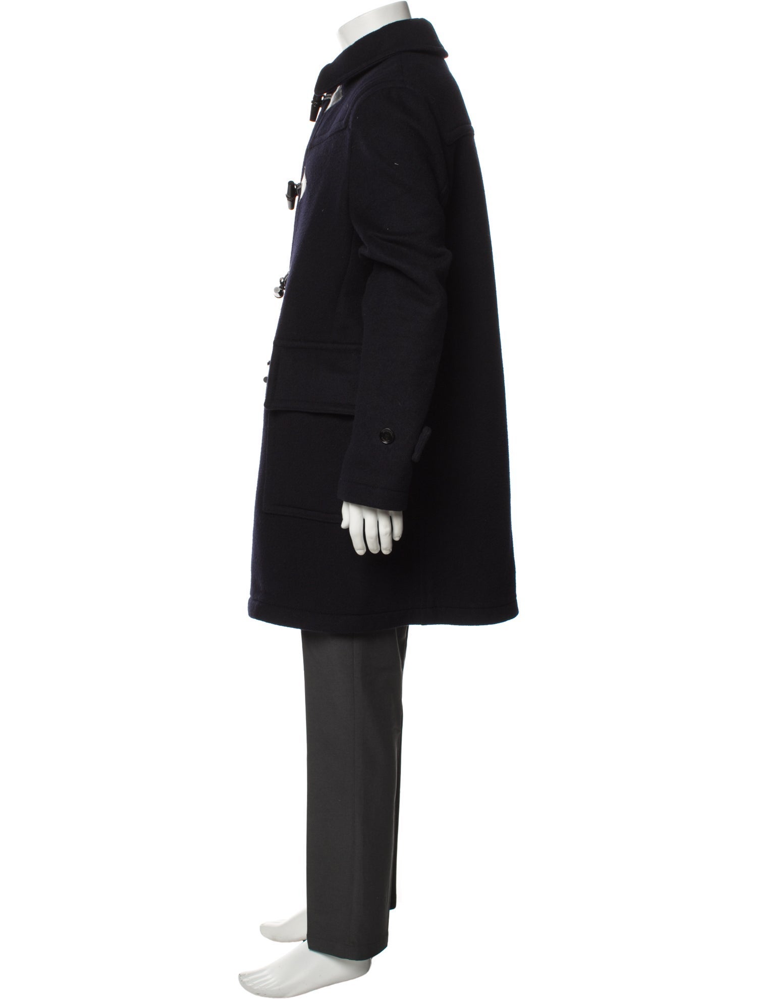 Burberry Nova Check Pattern Wool Parka