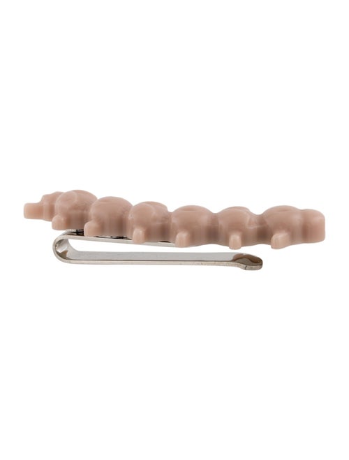 Burberry Resin Caterpillar Tie bar
