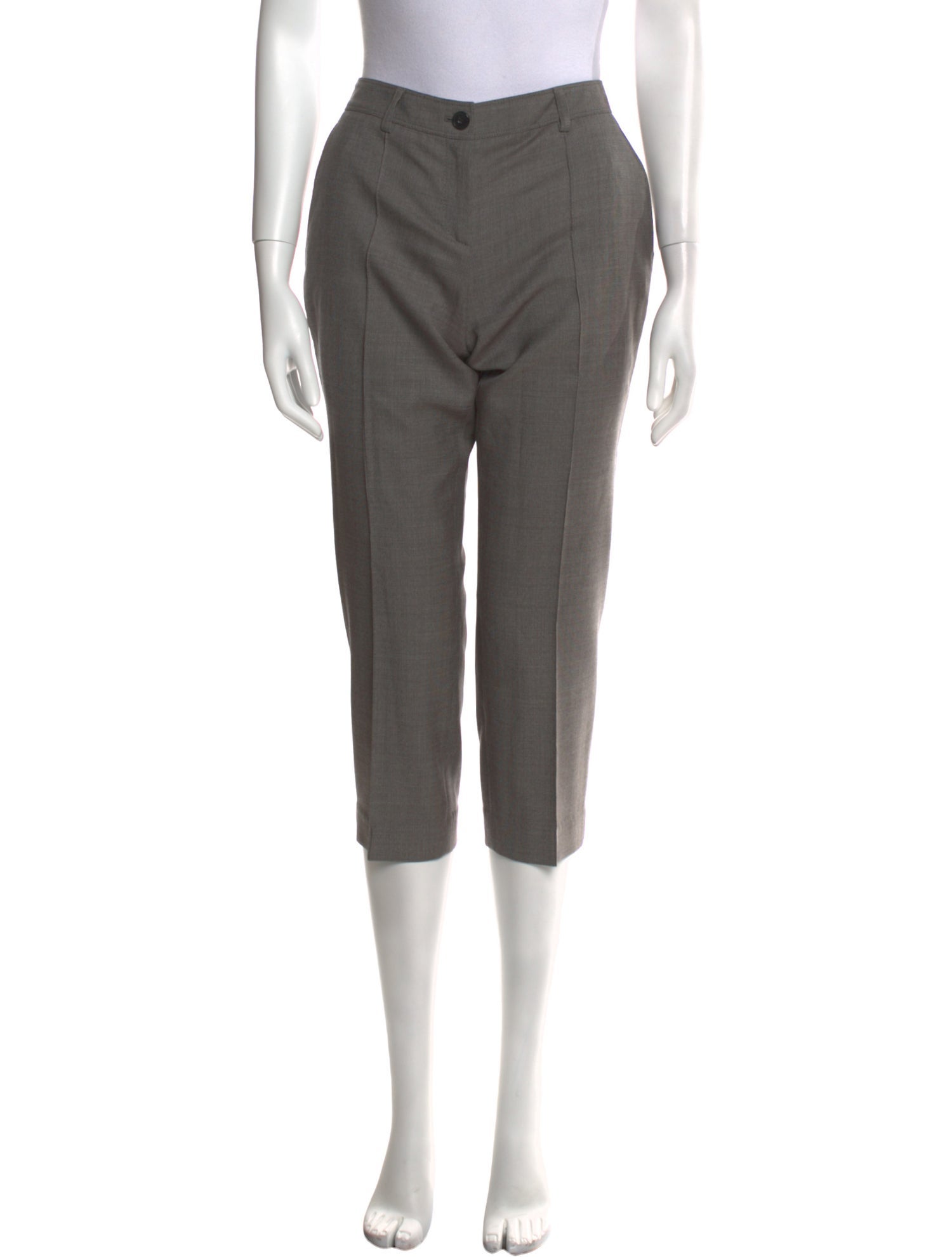 Burberry Virgin Wool Straight Leg Pants